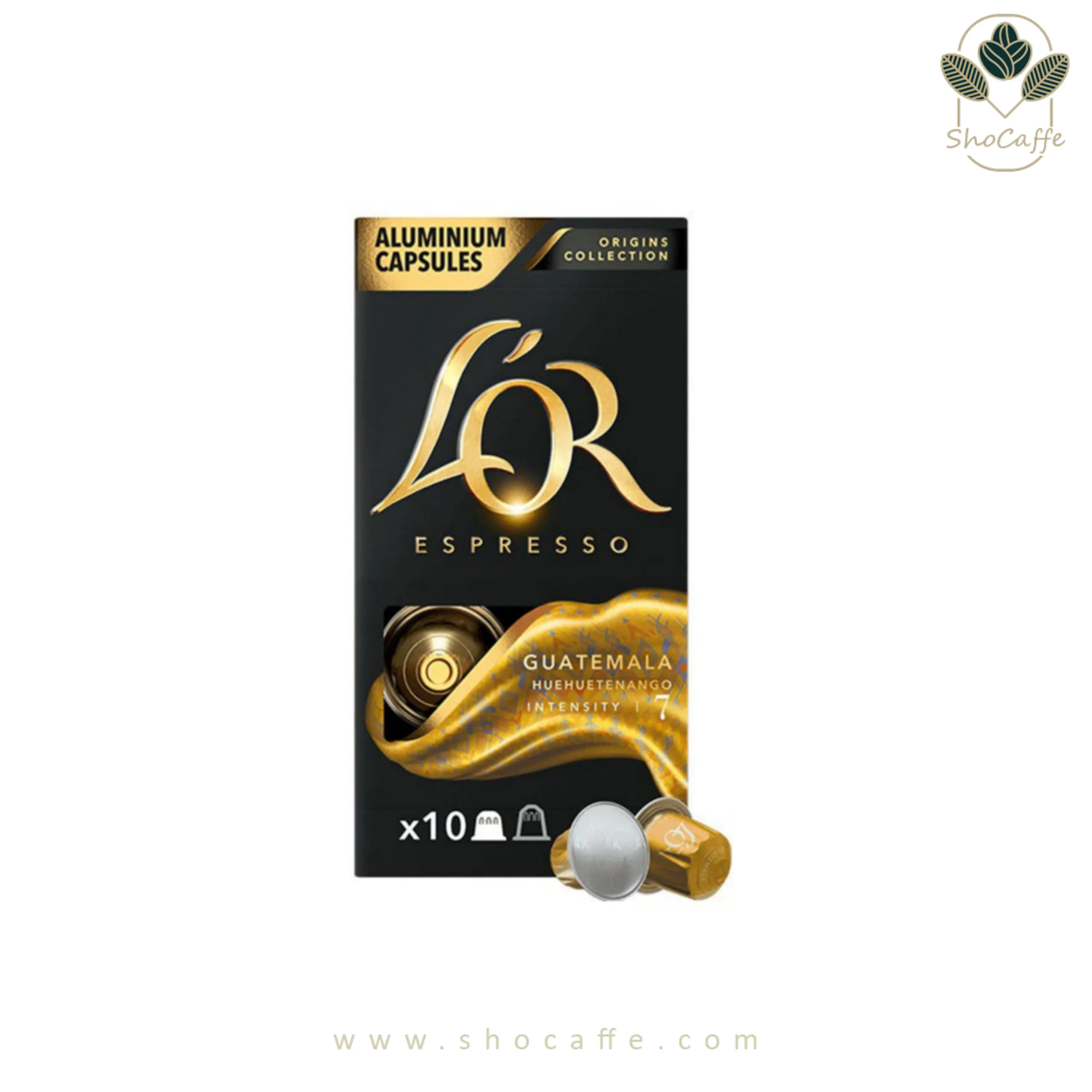 کپسول قهوه لور  گواتمالا L'or ESPRESSO GUATEMALA-درجه تلخی 7 از 10